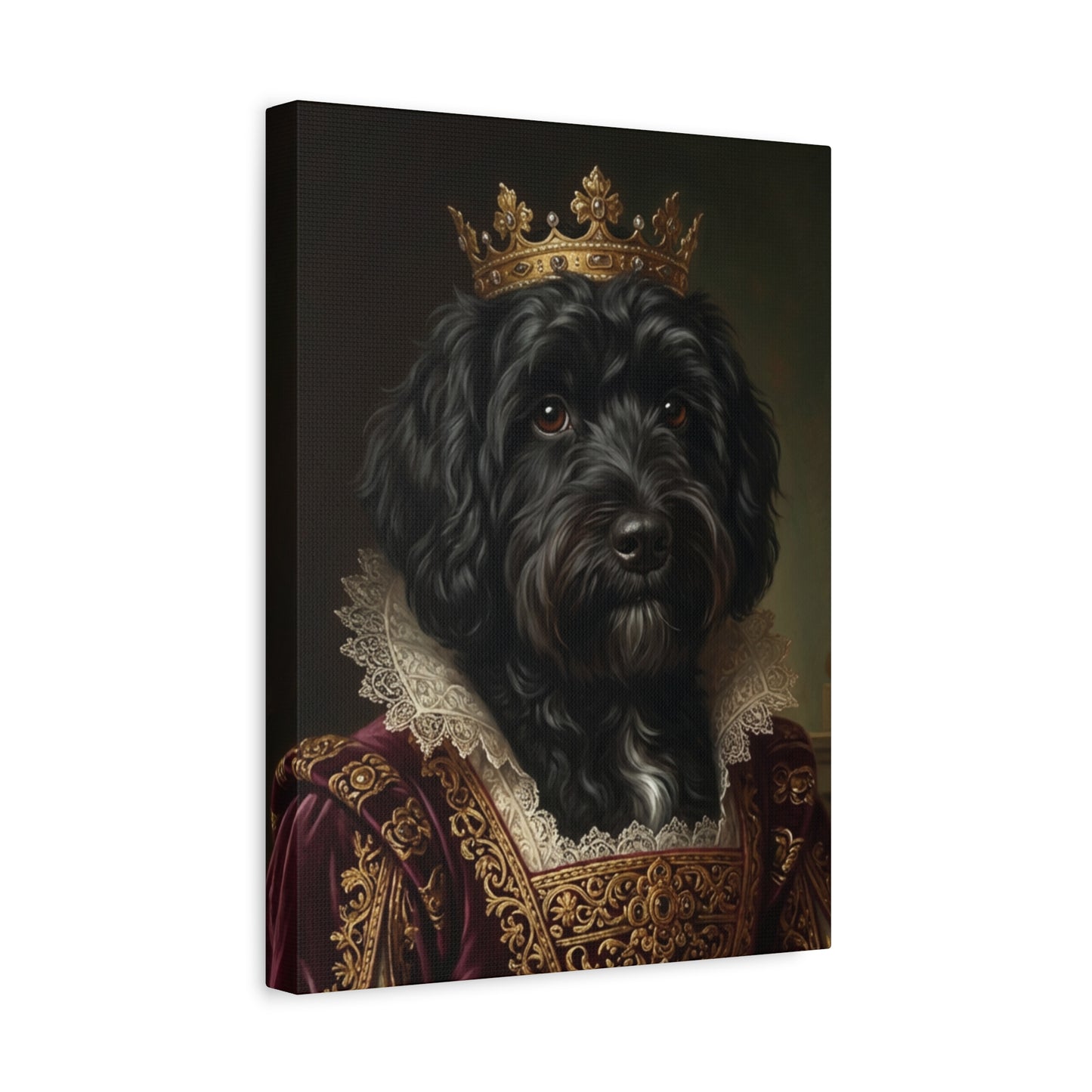 Regal Dog Portrait Canvas