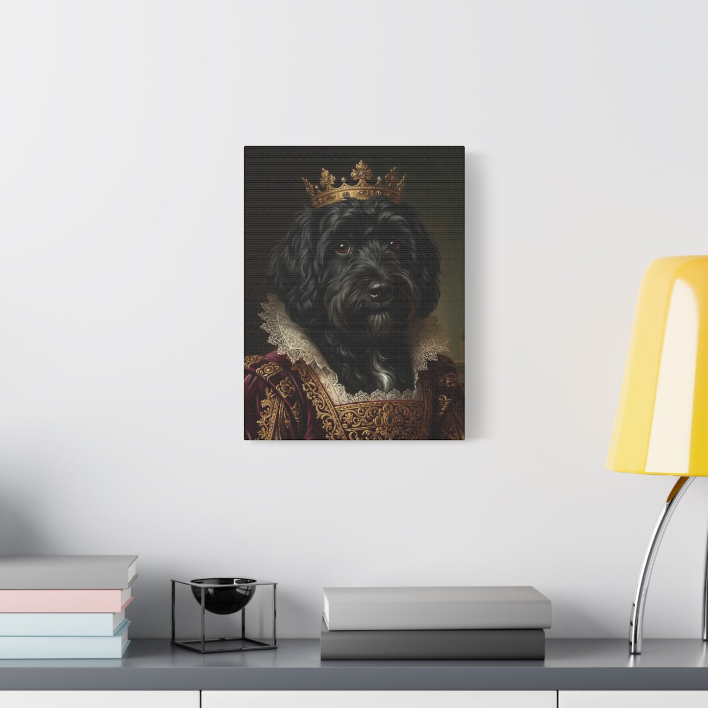 Regal Dog Portrait Canvas